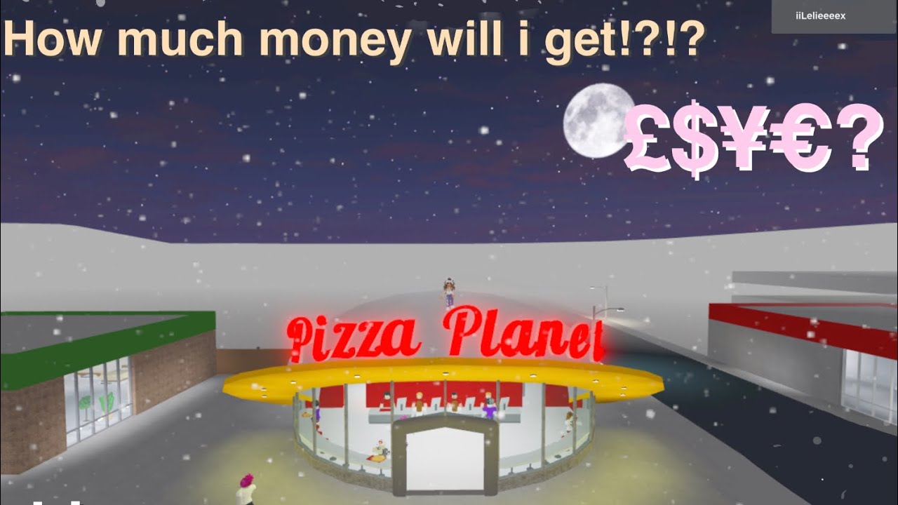 Working for 1 hour in bloxburg and seeing how much money i earn ...
