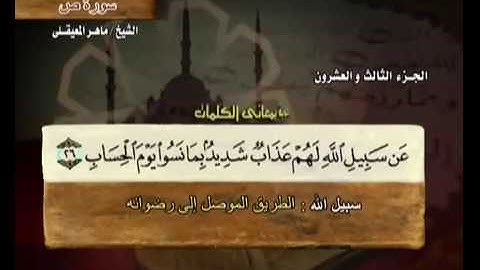38 الجزء الثالث عشرون سورة ص