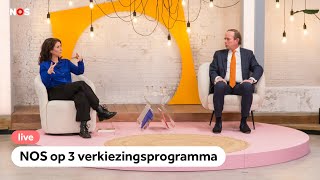 TERUGKIJKEN: Van der Staaij (SGP) en Ouwehand (PvdD) in gesprek met jongeren