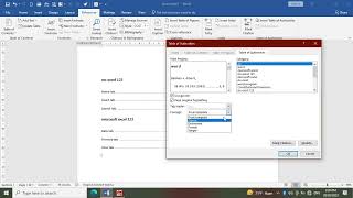 Table of authorities Microsoft word 2019 in pashto. screenshot 3