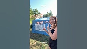 COBIZI 10x20 Pop-Up Canopy Tent Vlog – Easy Setup, Sturdy Design for Outdoor Fun! ⛺ #cobizi