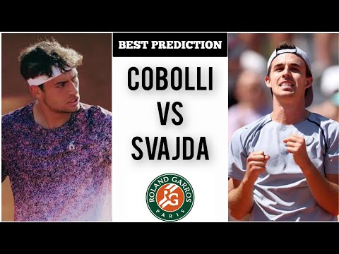 Video Flavio Cobolli vs Zachary Svajda | Roland Garros 2026 | Tennis Prediction Today