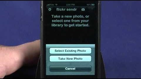 flickr sendr for iPhone