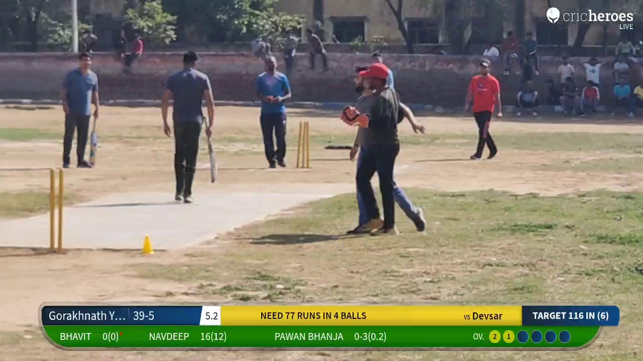 Devsar vs Gorakhnath Yuva Club live cricket match | Jai Baba Dhuni Vale Ki Cricket Tournament Dinod