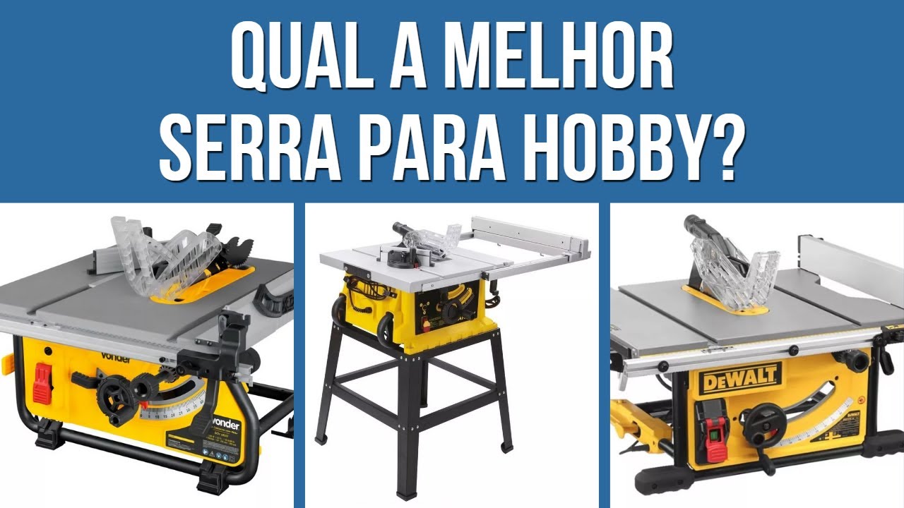 Qual SERRA DE BANCADA comprar para hobby?