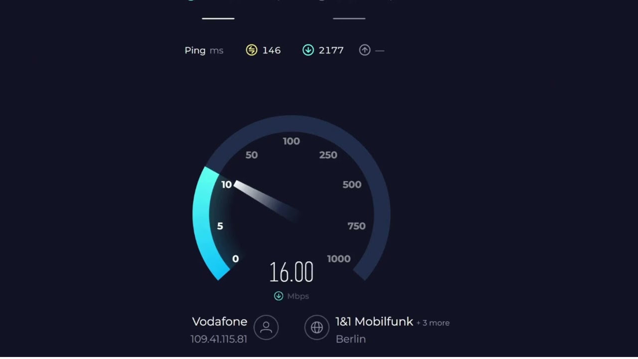 Speedtest of German(Berlin) mobile proxies | airsocks.in/mobile-proxy-germany-en