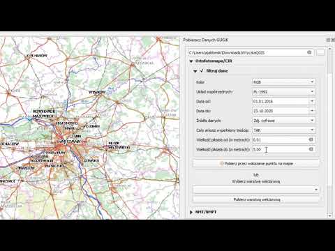Pobieranie danych z wykorzystaniem oprogramowania QGIS