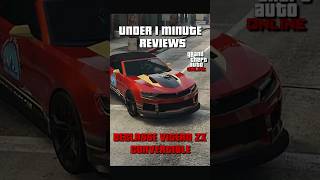 Declasse Vigero ZX Convertible - Under 1 Minute Reviews - Grand Theft Auto Online