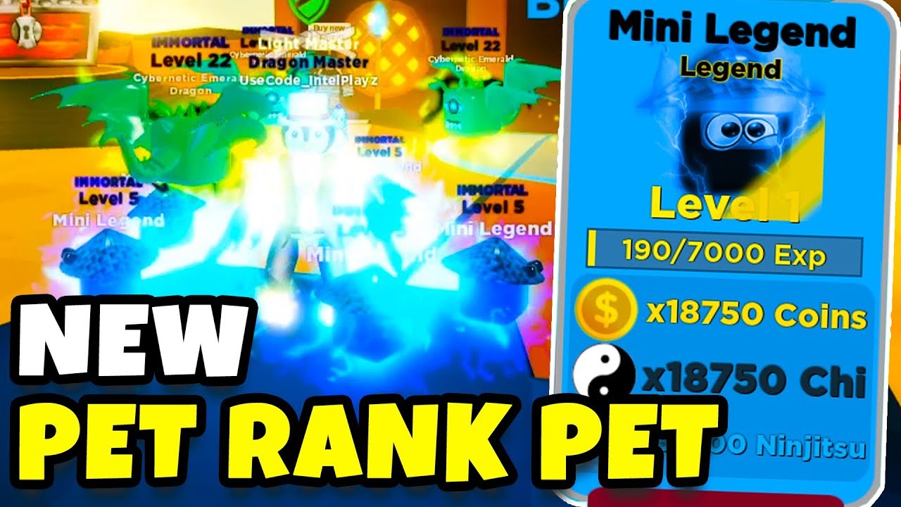 Pet Combat Legendize Pets Update Ninja Legends - roblox ninja simulator 2 5 codes and sorry im a noob in