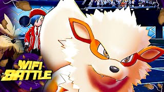 THE MOST INCREDABLE CHOICE BANDED ARCANINE - Pokemon Sword and Shield wifi battle VS Cosmos