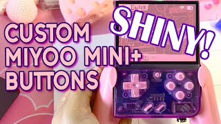 These custom Miyoo Mini Plus buttons are gorgeous!