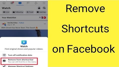how to remove shortcuts from Facebook | how to delete Facebook shortcuts | Facebook shortcuts remove