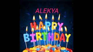 Alekya Name Happy Birthday To You Video Song Happy Birthday Song With Names