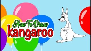 കുട്ടികൾക്കായി 'കങ്കാരൂ  ' നെ  വരക്കാം | HOW TO DRAW KANGAROO | HOTNSOUR KIDS by Hot N Sour KIDS 989 views 5 years ago 11 minutes, 6 seconds