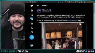 Trans Starbucks Employee ATTACKS Man After Berating Women Over Transphobia