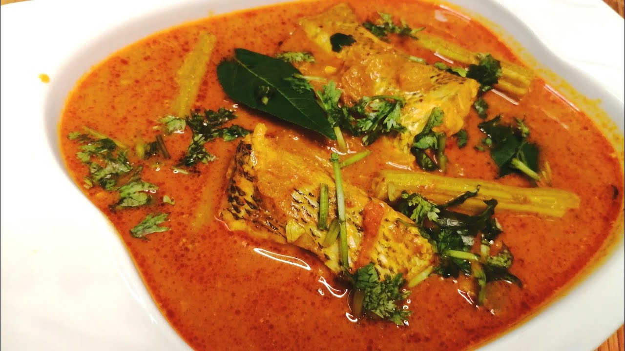 Indian fish curry recipe by Mom&amp;#39;s kitchen - YouTube
