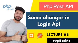 Some changes in login API| PHP Restful API for android