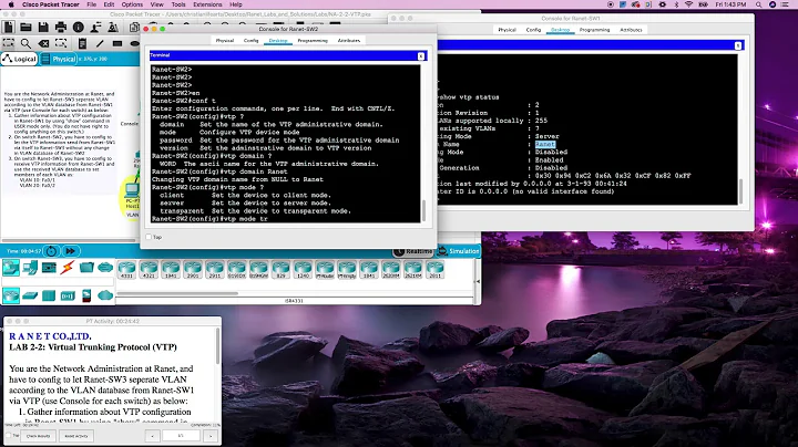 Ranet Labs 2-2 VTP Walkthrough