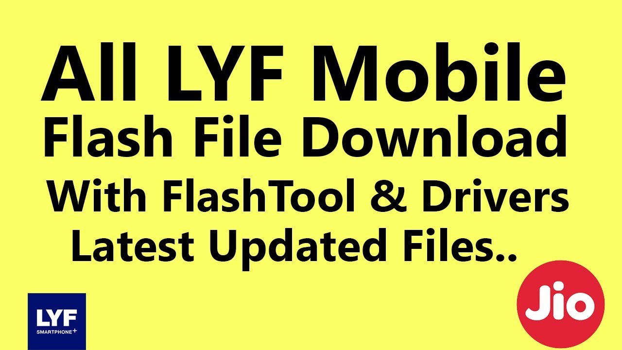 ALL LYF Phone Flash File Download