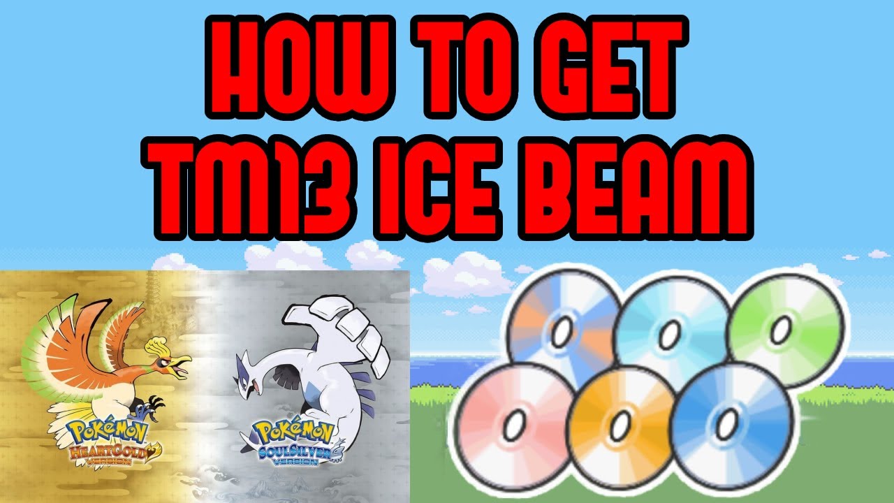 How to Get the TM13 Ice Beam in Pokemon Heartgold/Soulsilver YouTube