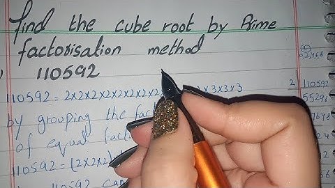 Find Cube Root by Prime Factorisation Method in Urdu, Cube Root of 110592