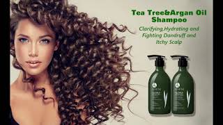 Damaged and oil hair 2021- Luseta Tea Tree & Argan Oil Shampoo & Conditioner 2021