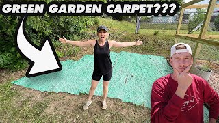 Green Carpet Backyard??? Part 6 of Our Backyard Remodel!!!! Fat Finger Foods by Fat Finger Foods 17,713 views 1 year ago 11 minutes, 41 seconds