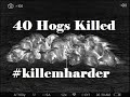 40 HOGS DOWN Thermal Hog Hunting