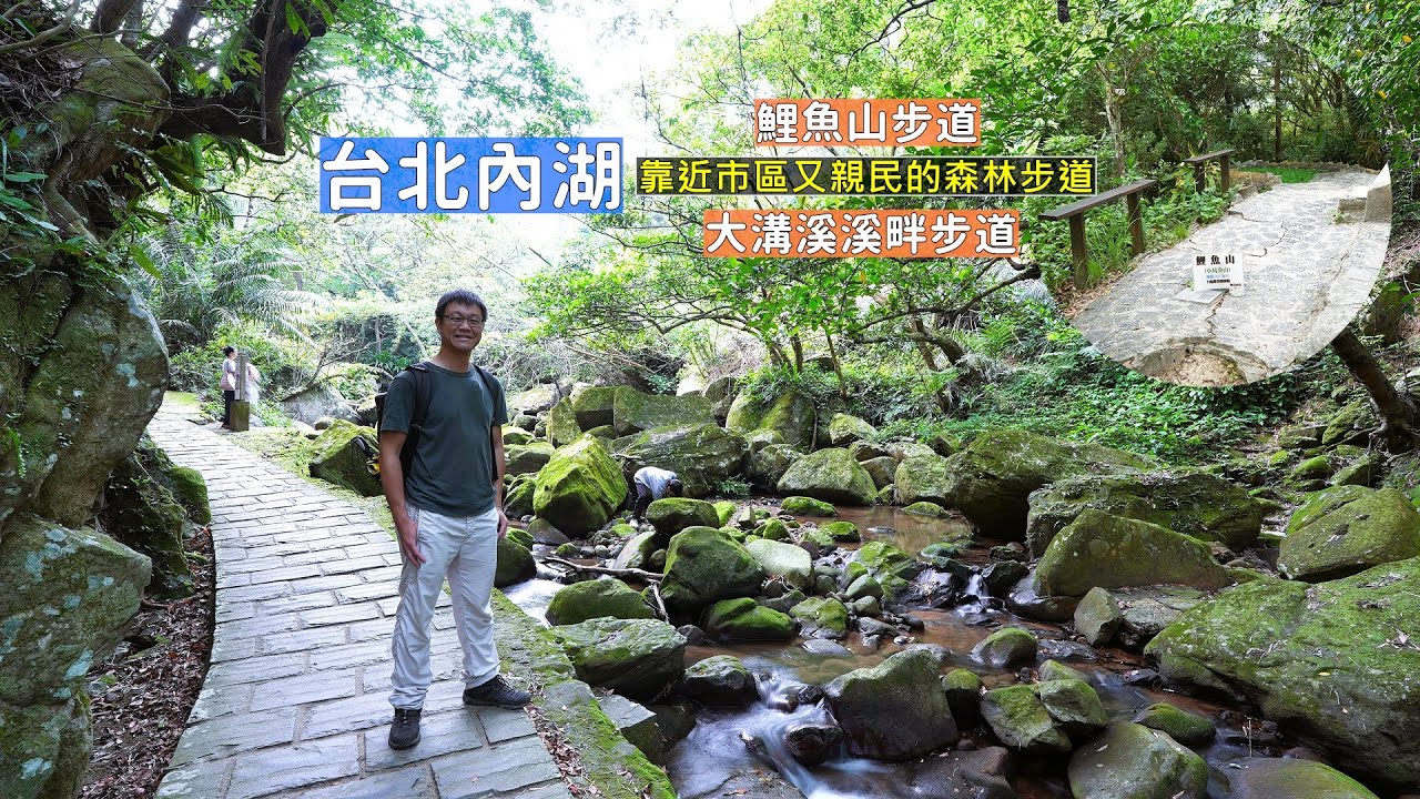 台北市超便利的森林景點，海拔不高的鯉魚山視野遠眺市景以及溪流瀑布帶來的清涼水氣無比消暑