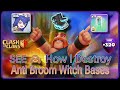 People Using Anti Broom Witch Bases 😱, Still I Got 3⭐. See How I use This Strategy. RC Charge+Broom👇