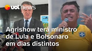 Agrishow 2024 terá ministro de Lula e Bolsonaro em dias distintos para evitar saia justa