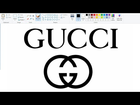 how to draw gucci sign