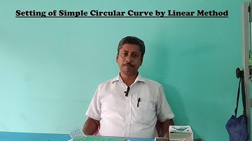 Setting of Horizontal Curve || Simple Circular Curve by Linear Method