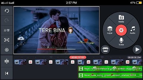 How to Make Trending Whatsapp status video | in Kinemaster | Transition With Lyrics | Part 1