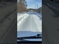 大型車トラックは雪道に弱い。