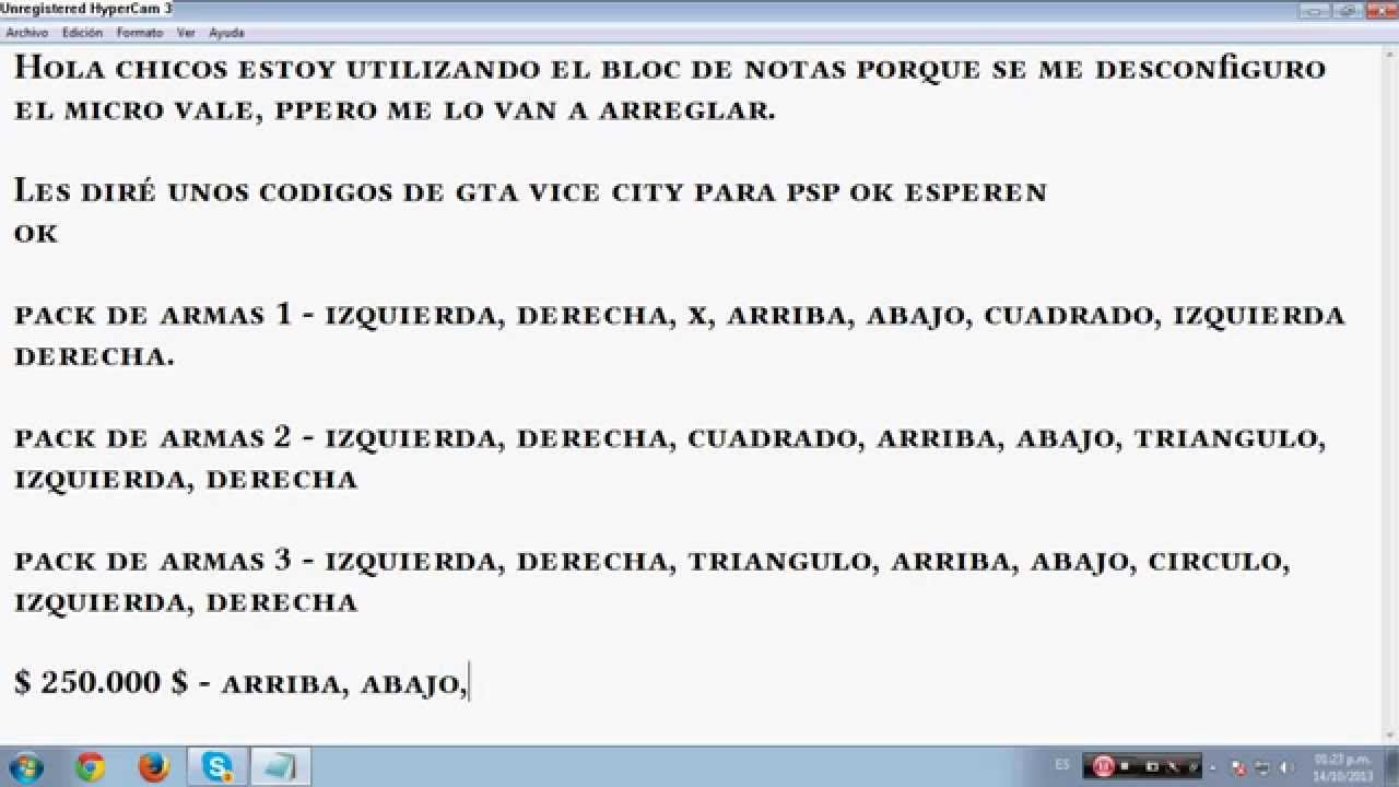 Código de GTA vice city da psp - Código de pular missão ta a pipocar