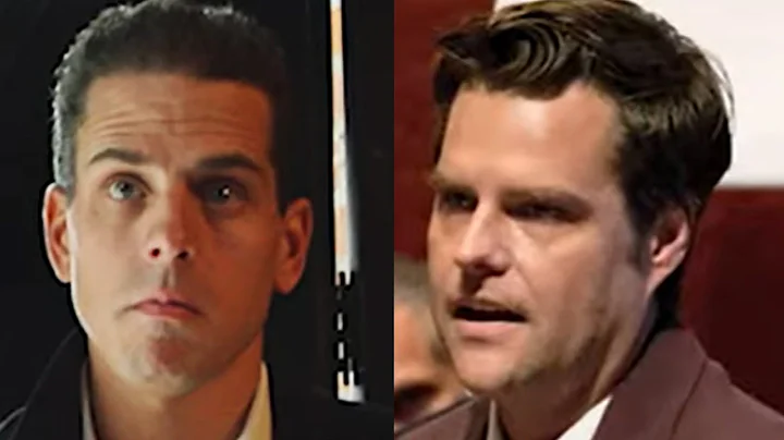 Hunter Biden Exposes Matt Gates's Hypocrisy on Drug Use