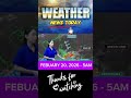 PH WEATHER NEWS TODAY || 5AM UPDATE - February 20, 2026 #latestweatherupdate #UlatPanahon