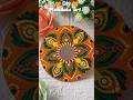 Diy Mandala art🧡💚 || Wall hanging || #shorts #youtubeshorts #Mandala art#handmade