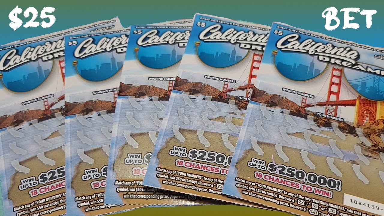 5 California Dreamin' Scratchers! 250,000! 5 Ticket Session! YouTube