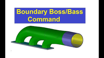 Engine Exhaust SolidWorks Tutorial by Using Boundary Boss Bass Command