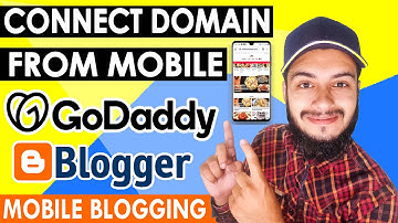 How To Add Custom Domain To Blogger on Mobile | Set Godaddy Domain with Blogger