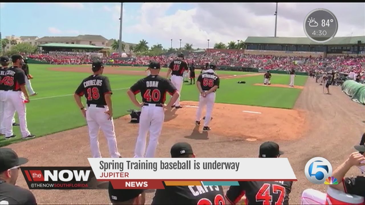 Spring training baseball is underway - YouTube