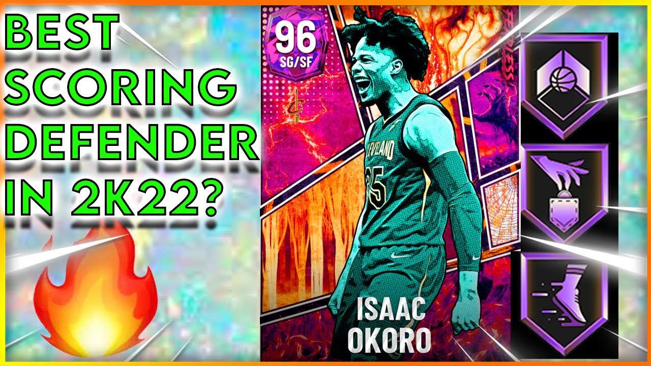 NEW FEARLESS PINK DIAMOND ISSAC OKORO IN NBA 2K22 MYTEAM BEST ALLAROUND DEFENSIVE CARD IN NBA
