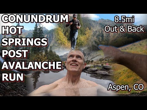 Conundrum Hot Springs Run - Through Massive Avalanche Debris Field - Best Adventure Day Ever?