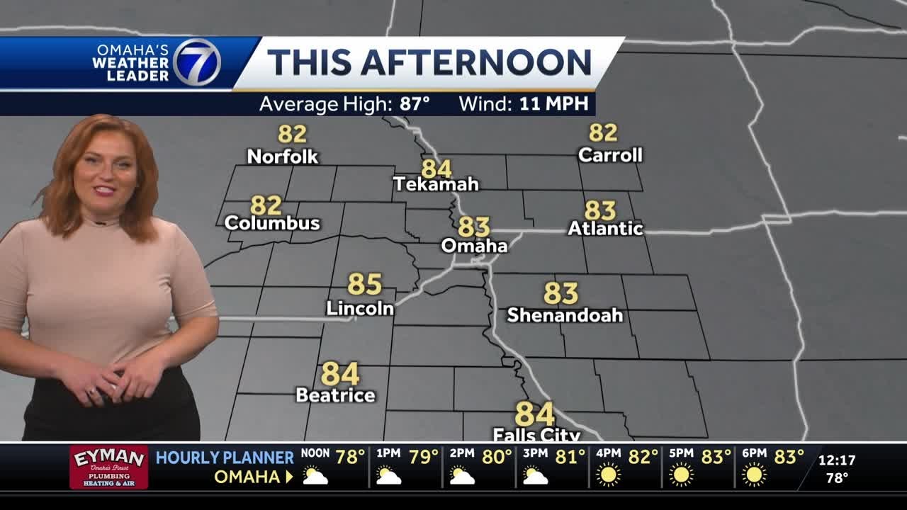Drying out Monday afternoon for Omaha-area - YouTube
