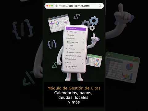 Así se ve una parte de las herramientas de nuestro módulo de citas para clientes en Cubicornio.