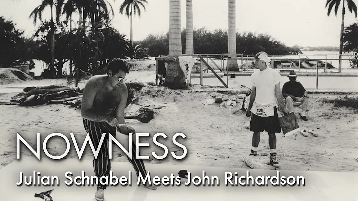 Julian Schnabel and Sir John Richardson by Porfiri...