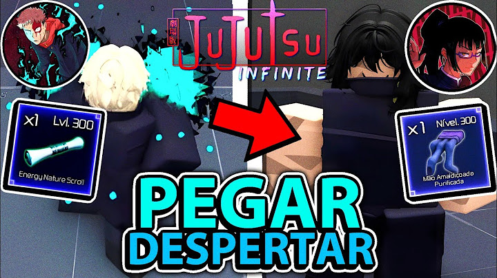 COMO DESPERTAR PERSONAGEM E ENERGIA AMALDIÇOADA NO JUJUTSU INFINITE!
