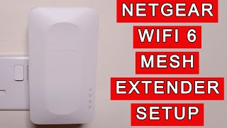 Netgear EAX12 AX1600 WiFi 6 Mesh Range Extender Setup, Speed test & Review